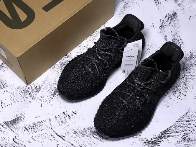 FU9007 Yeezy - V2 Black Boost Static Adidas (Reflective) 350 0617
